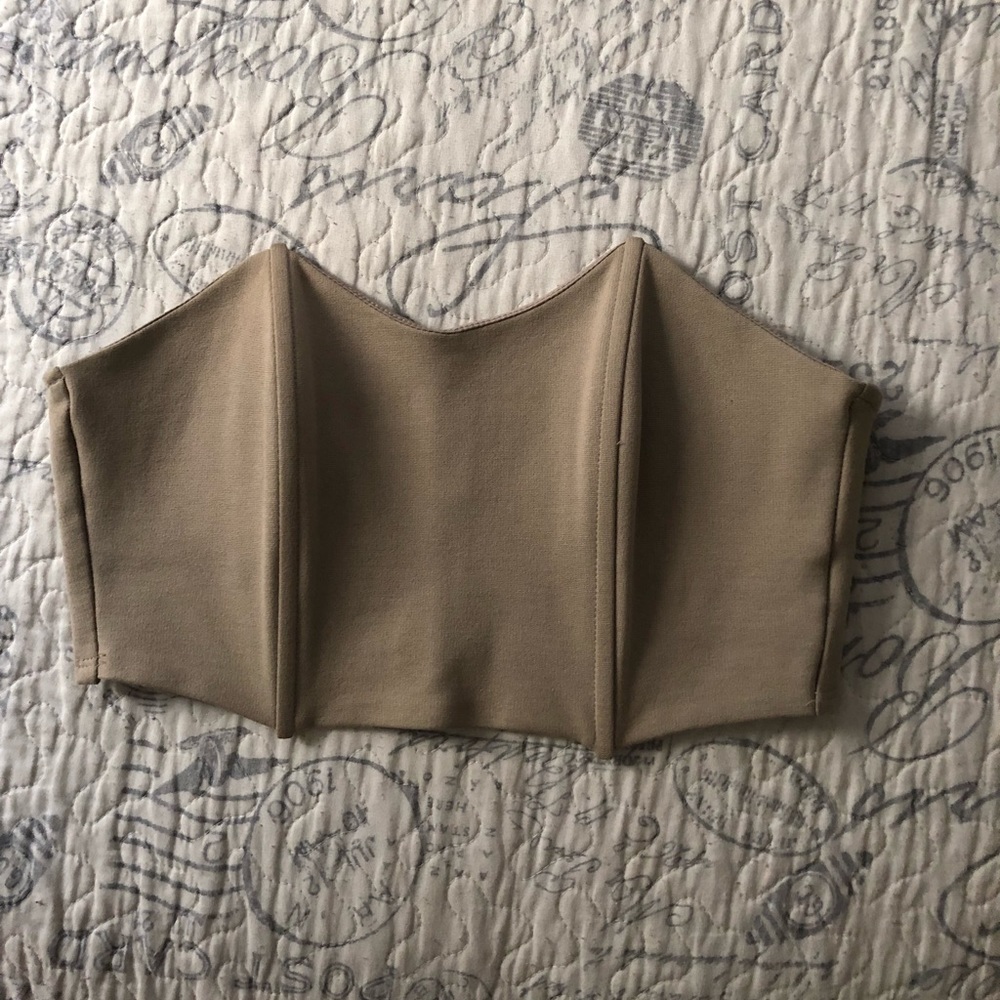 Strapless Crop Tube Top